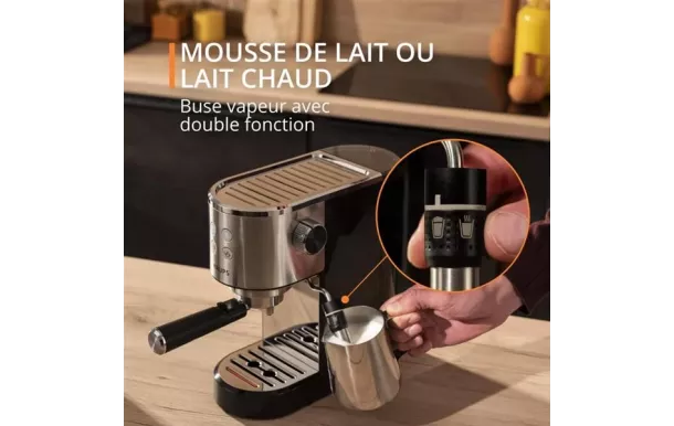 KRUPS Machine Expresso automatique Inox - Virtuoso + - XP444C10