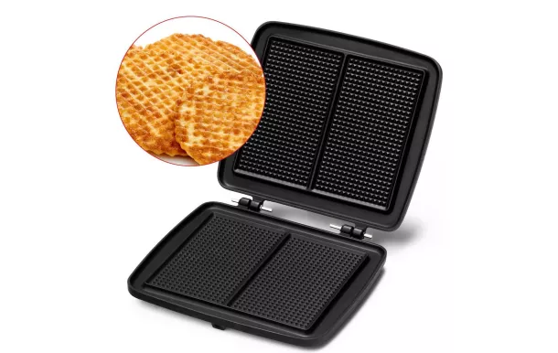 FRIFRI Croque gaufre 3 jeux de plaques interchangeable - FRI022814512GRP