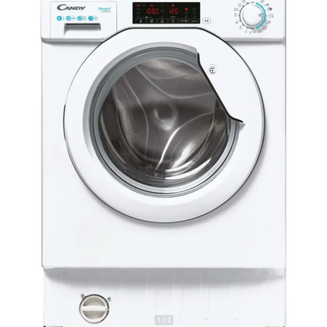 CANDY Lave-linge intégrable 8 kg essorage 1400 tr/mn - CBW48TWME-S