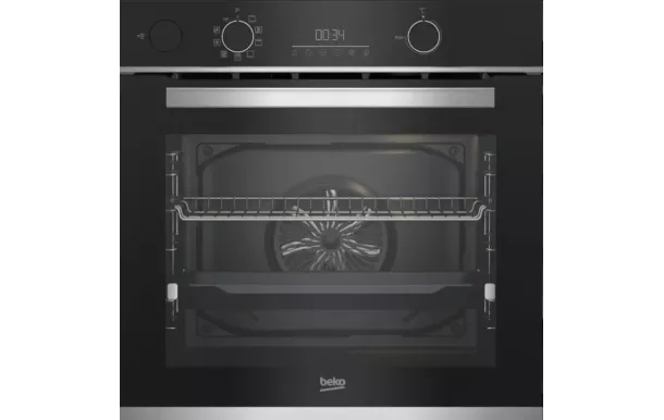 BEKO four encastrable multifonction pyrolyse noir/inox - BBIS13300XPE-1